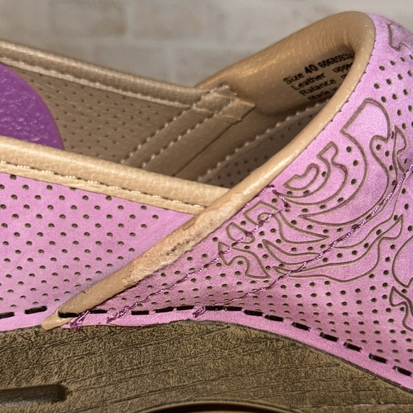 Dansko professional clog, pink floral nubuck, size 40 - Picture 13 of 16